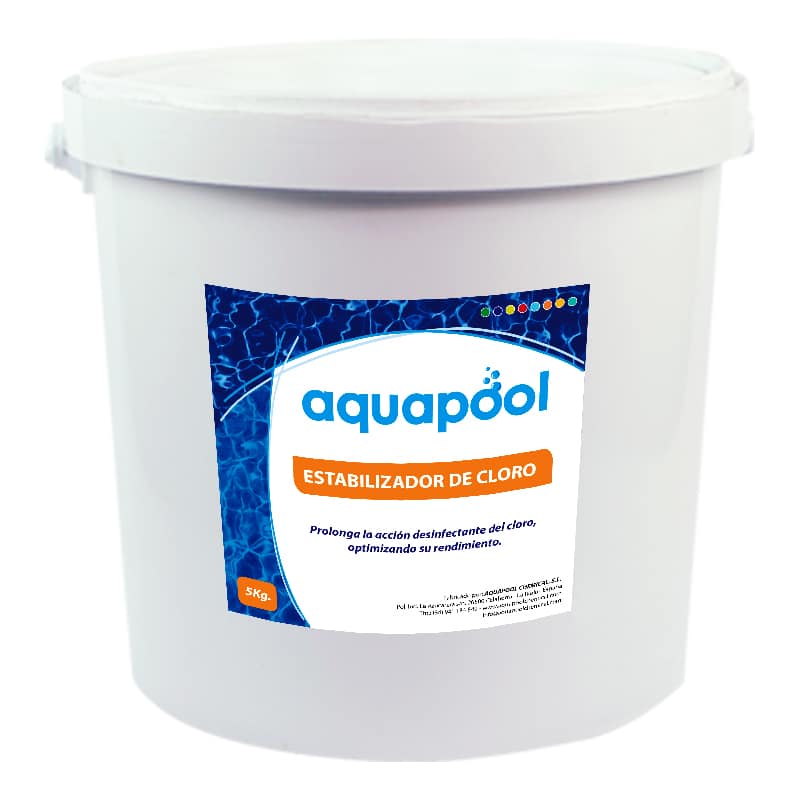 aquapool estabilizador de cloro 5kg-poolcomet