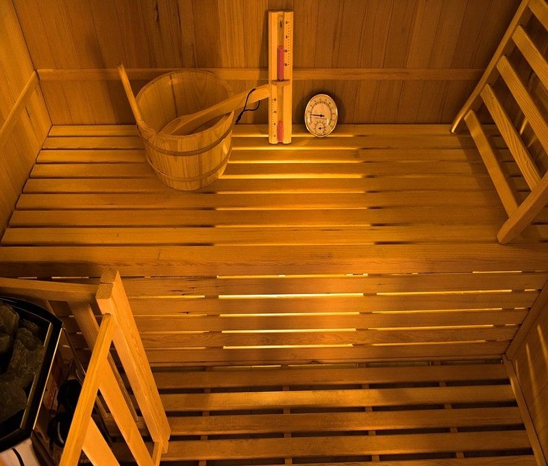 Sauna finlandesa Sense 3 plazas de 153 x 200 x 110 cm