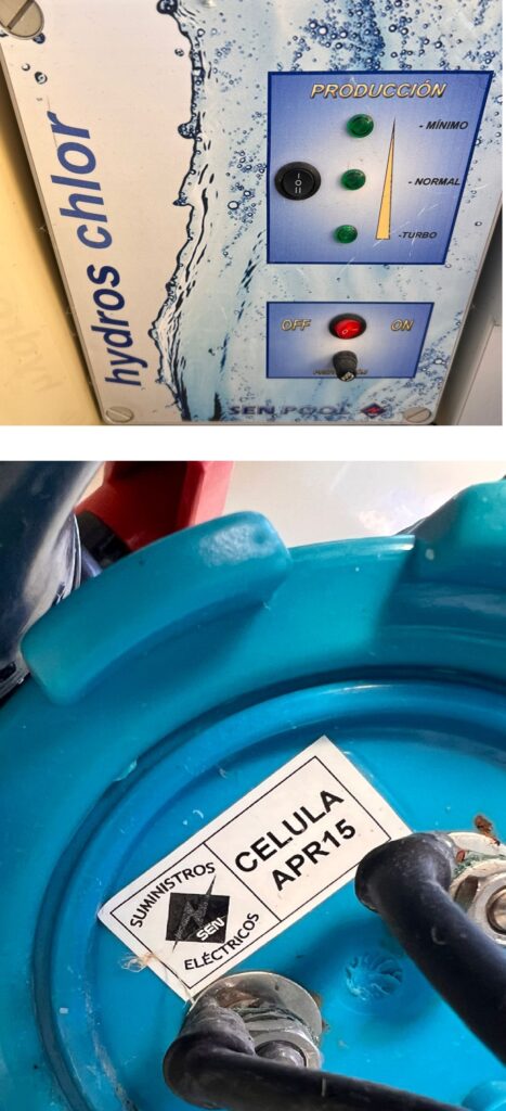 BSV Smart RP/2 - Recambio de celula para clorador salino BSV Concept 60 Celula Hydros Chlor Sen Pool Clorador salino APR15