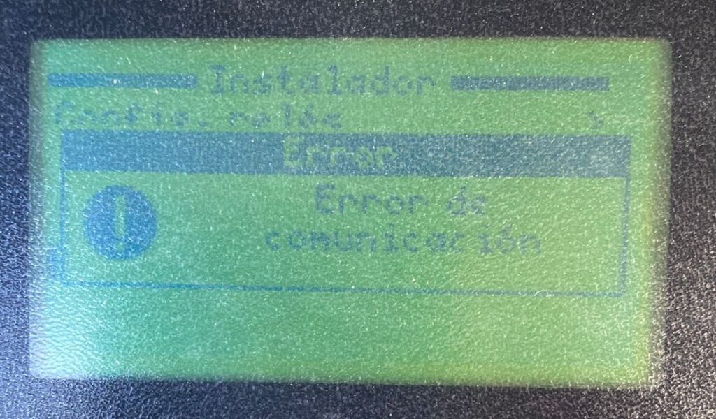 Error de comunicacion cuadro electrico Kripsol KLX o Aquarite Flo Advanced