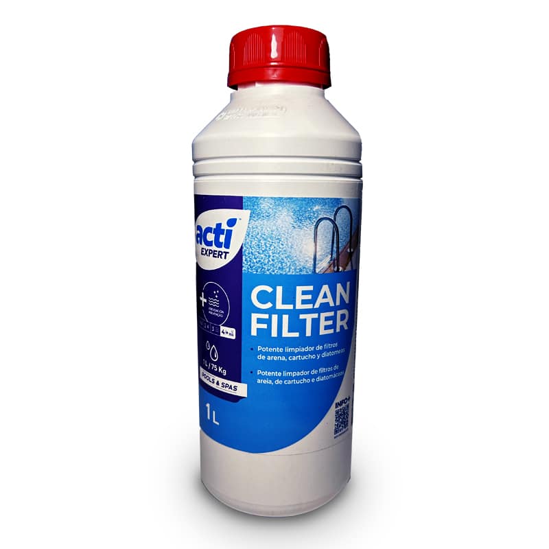 limpiador de arena vidrio clean filter acti-poolcomet