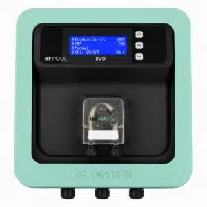 EVORX P2 bsv – Redox-Steuerpumpe für flüssiges Chlor im Schwimmbad mit hintergrundbeleuchtetem Display