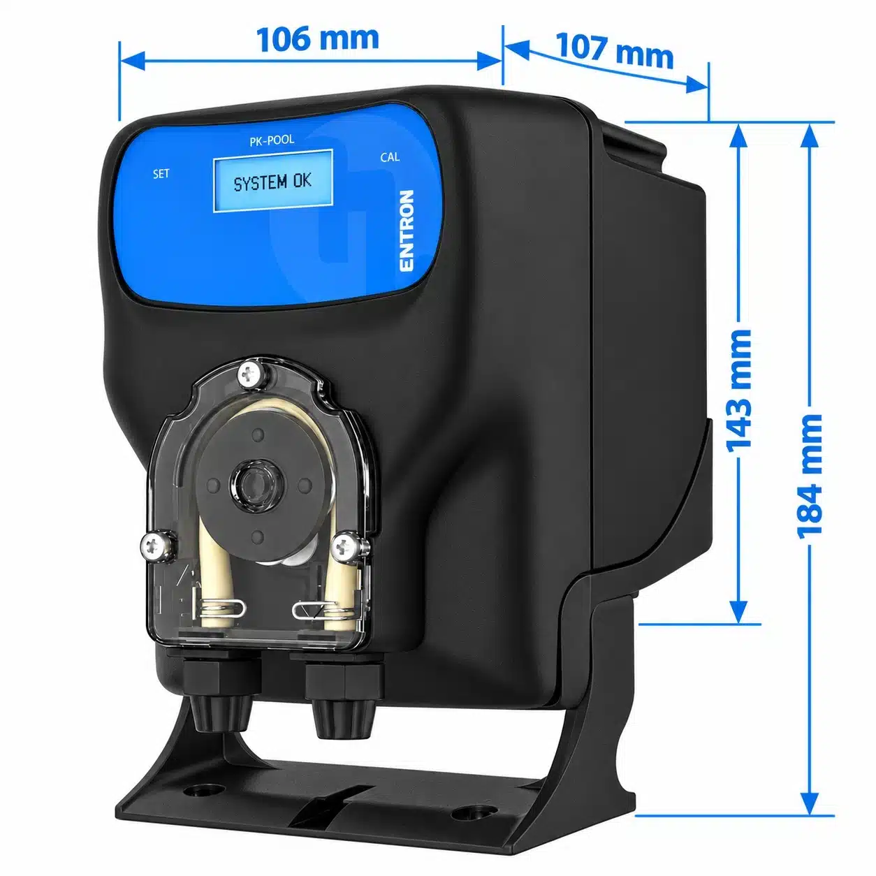 PK Pool pH Etatron - Bomba dosificadora de pH para piscina - Display digital 5 pk pool rx etatron bomba de dosificacion de cloro liquido con medicion redox PoolComet dimensiones