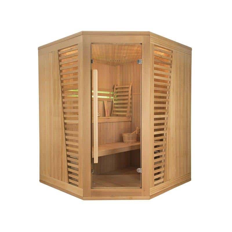 Sauna Finlandesa 400 con presauna de 4 a 6 personas - PisciHome