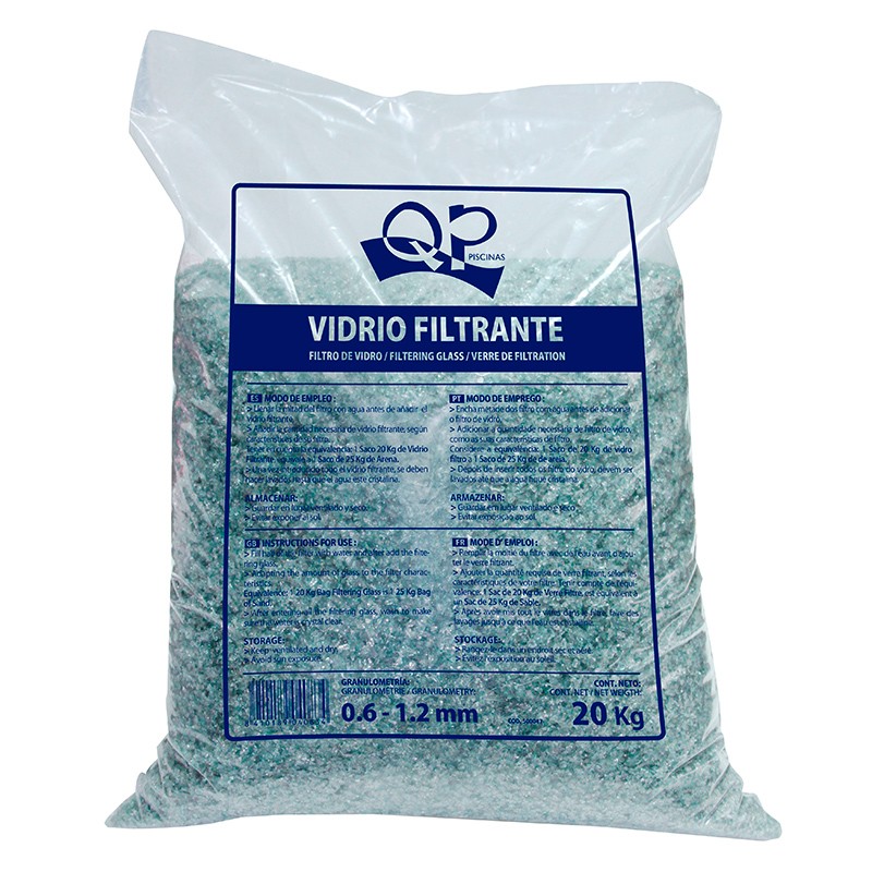 vidrio filtrante qp saco 20 kg-poolcomet