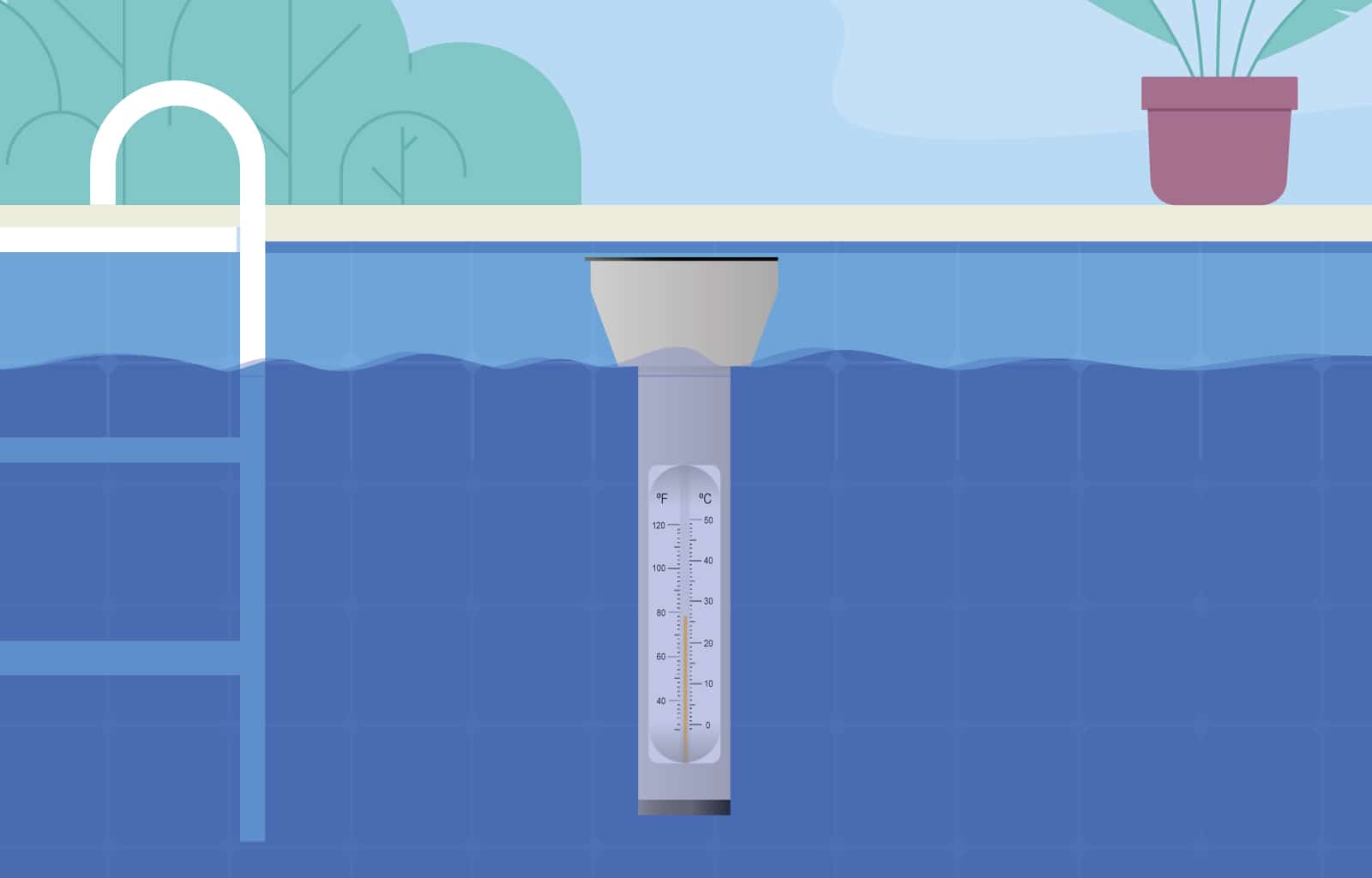 ¿Cuál es la temperatura ideal para el agua de tu piscina?