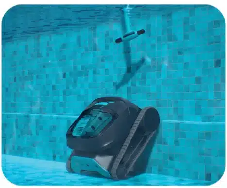 Dolphin Liberty 400 - Robot limpiafondos a bateria sin cable - App movil Bluetooth 36 Click up dolphin llamada