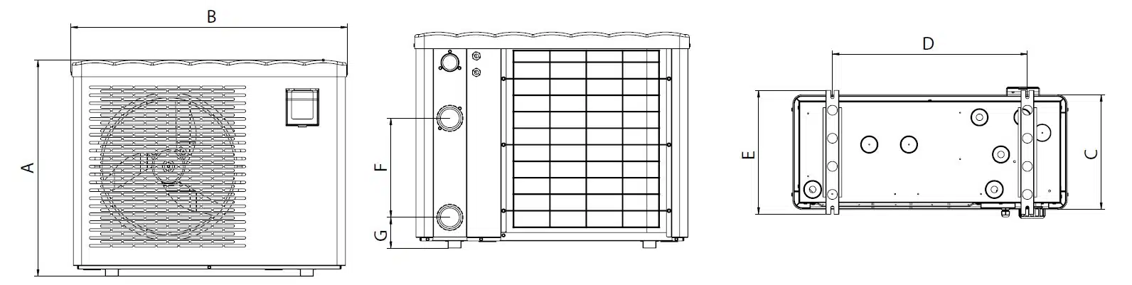 Eco Elyo AstralPool - Bomba de calor para piscina - Full Inverter - WIFI incluido com aplicação móvel 32 {%ALT_TEXT%}