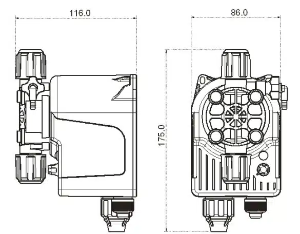 Invikta KCS - Seko elektromagnetische Dosierpumpe 25 {%ALT_TEXT%}
