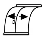 Cupoadosada Fija - Cubierta cúpula para piscina 41 Cubierta alta para piscina - Puertas correderas lateral