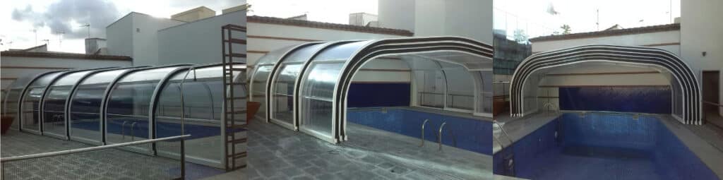 Cupomovil - Cobertura em cúpula para piscina