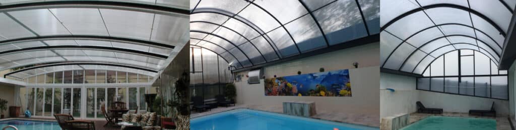 Iglu elevado - Cobertura de piscina em cúpula 36 Iglu elevado - Cobertura de piscina em cúpula