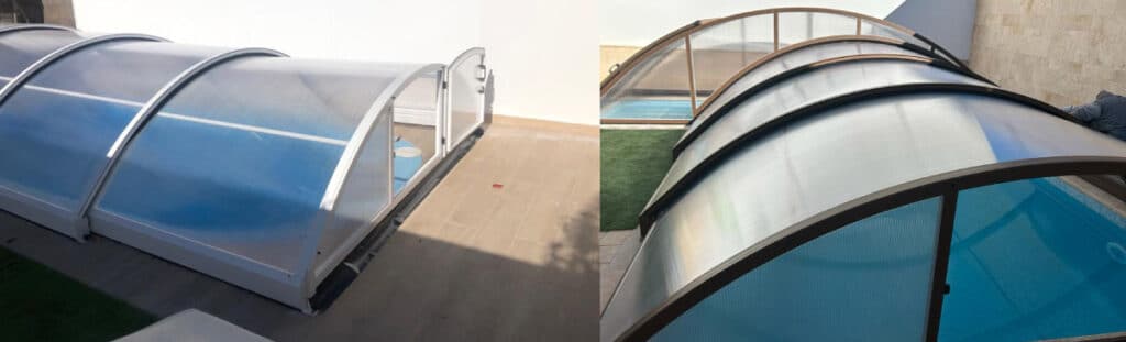 Iglu Roll - Cobertura em cúpula para piscina