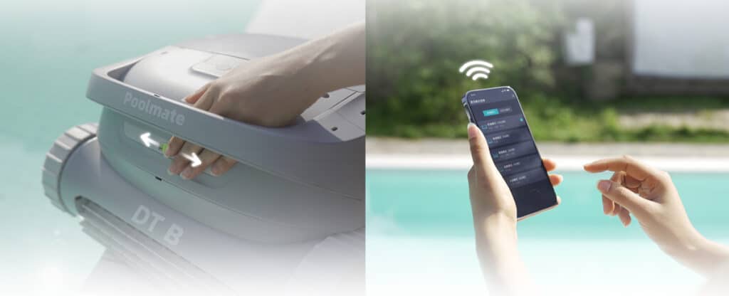 PoolMate Hydro DT-B - Robot de piscina a bateria y bluetooth 52 PoolMate DTB - Robot de piscina a batería y bluetooth