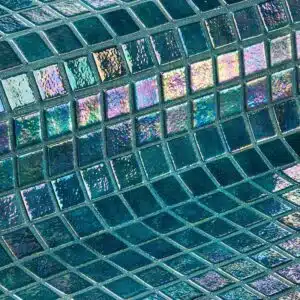 Glass mosaic Vitreo Ezarri Iridescent Jade 36x36mm