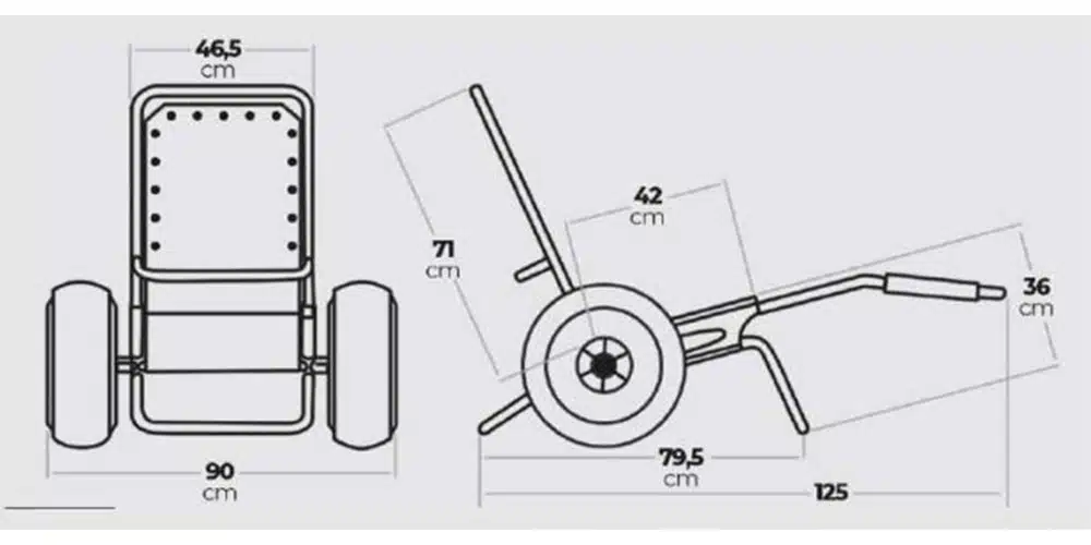 Beach Start Amphibienbuggy technisches Datenblatt