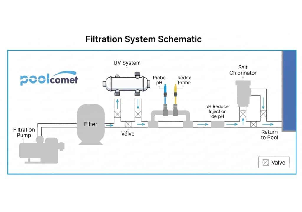 Idegis UV LP Vega+ with integrated pH and ORP - Ultraviolet for swimming pools 49 {%ALT_TEXT%}
