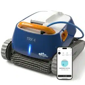 Robot pulitore per piscine Dolphin TRX 4 con app
