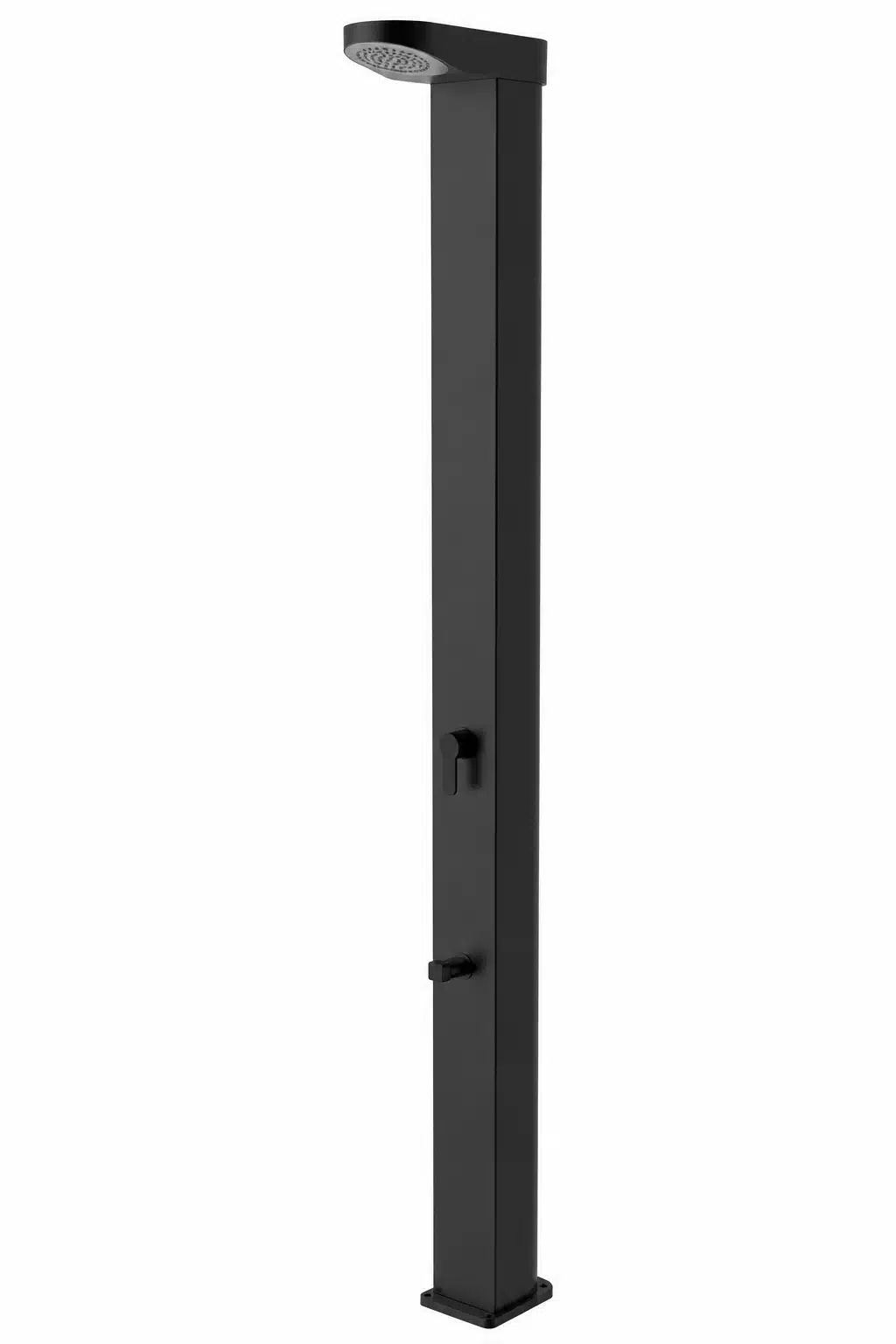 Douche solaire Fénix avec robinet pour se laver les pieds - Fabriquée en aluminium - Réservoir de 35 litres 1 ducha fenix solar grifo lavapies poolcomet deposito 35 litros-poolcomet