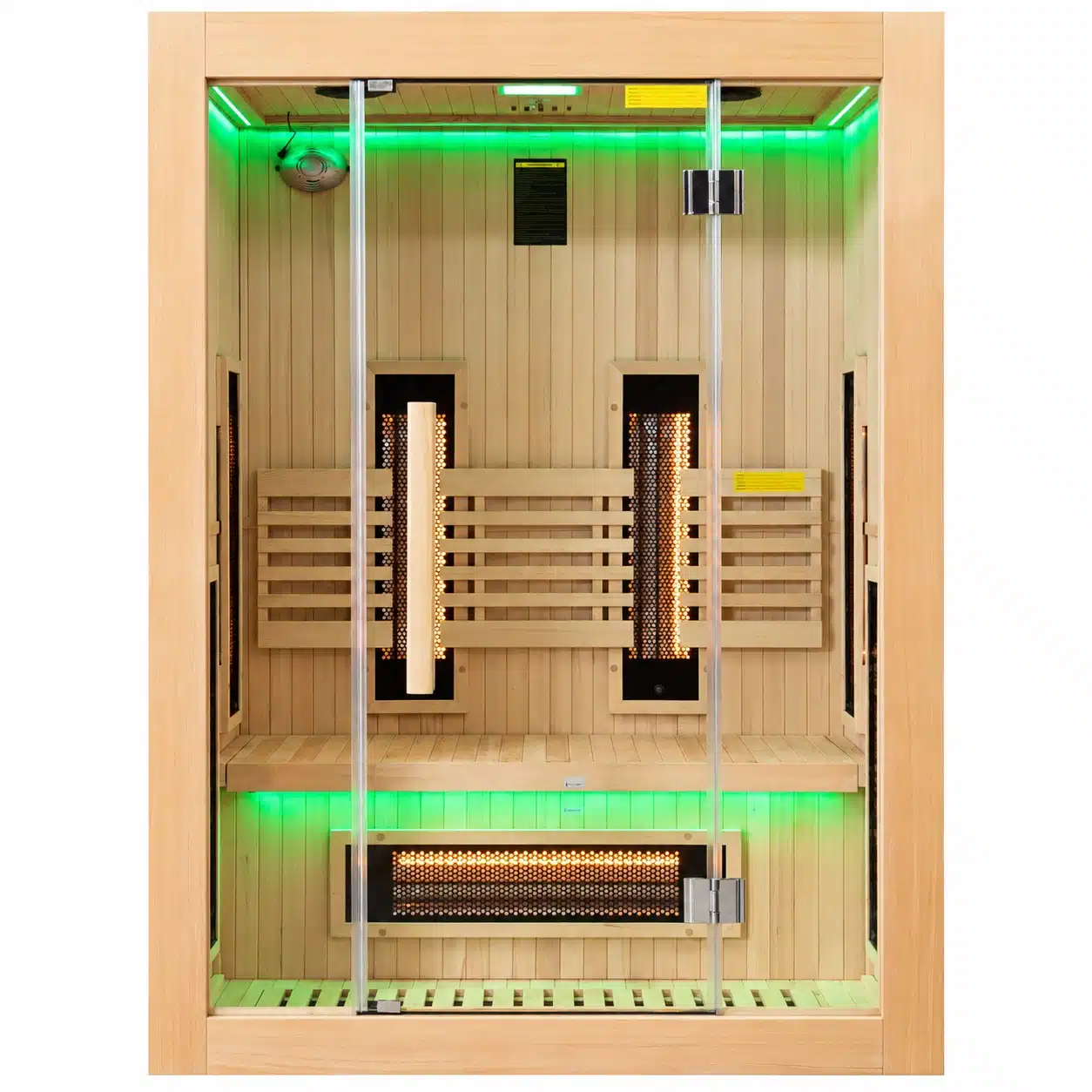 sauna infrarrojos sense 2 plazas poolcomet cromoterapia 3-poolcomet